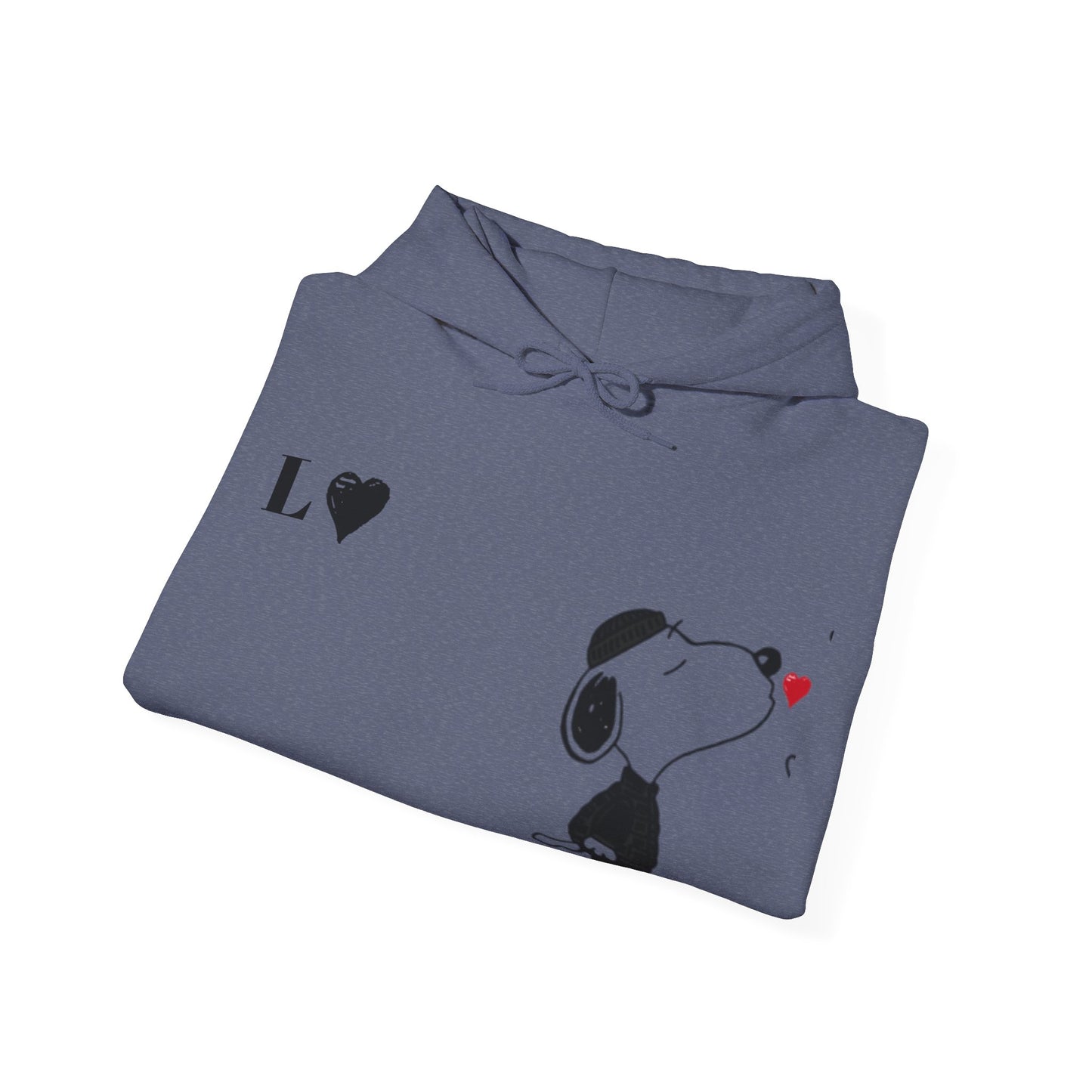 Snoopy Couples Hooded Sweatshirt with Initials Matching Set